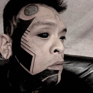 Tatto Black anche sul viso