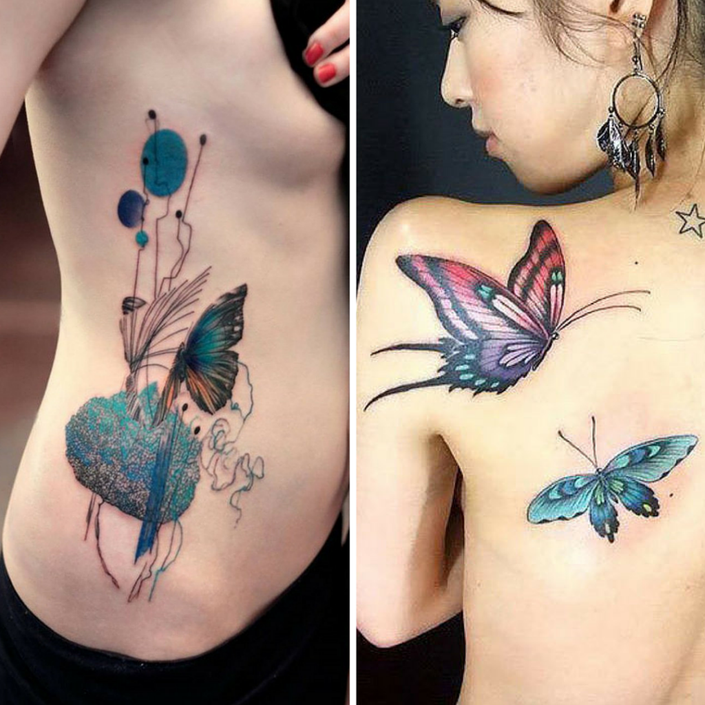 Tatuaggi e simbologia: le farfalle