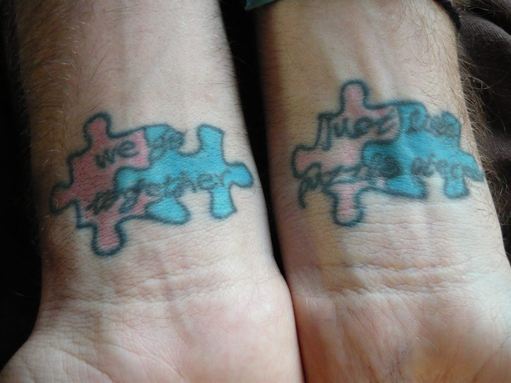 My Puzzle Pieces Wrist Tattoos