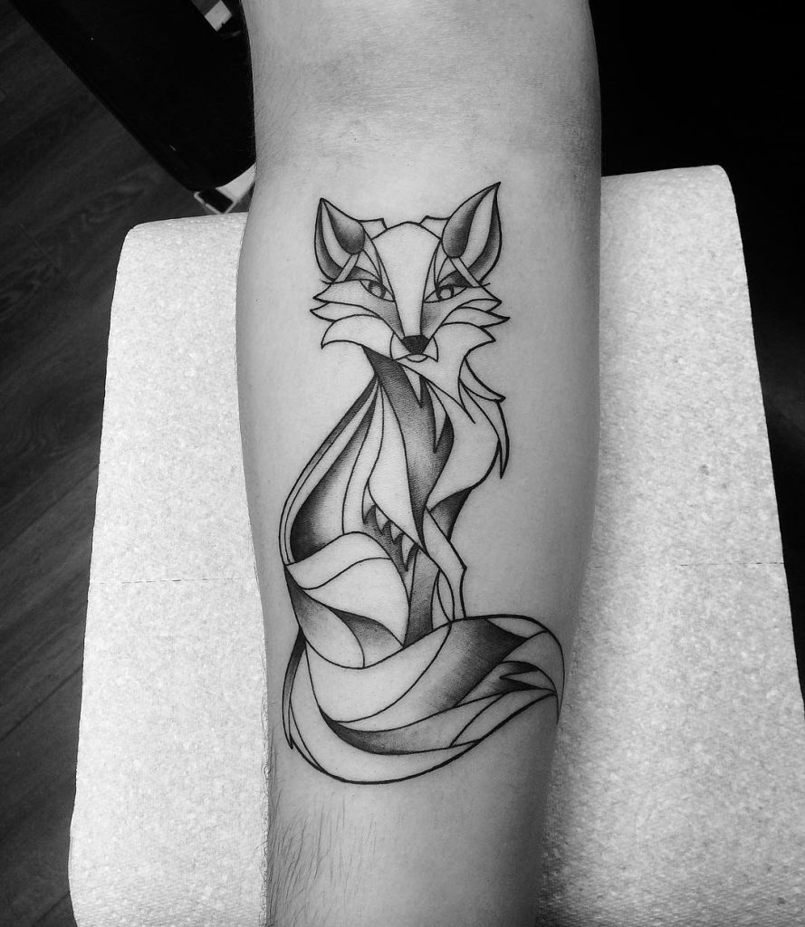Natural-Simple-Fox-Tattoo-Design