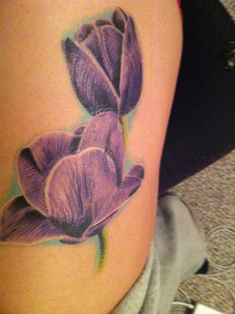 Purple-Tulip-Tattoo