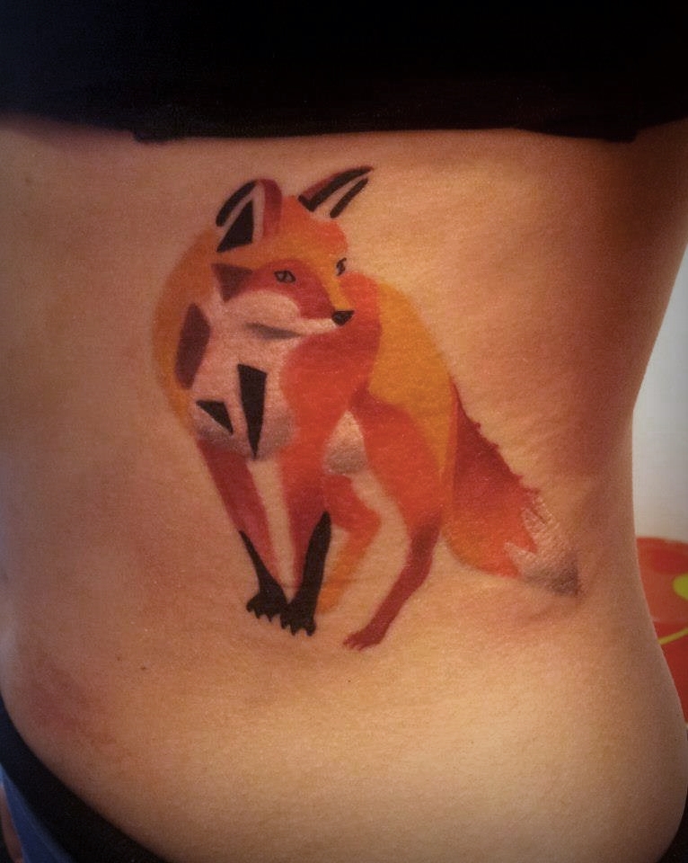 fox_tattoo_by_kubach-d7evzls