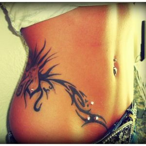 combinazioni piercing tatuaggi microdermal fianchi