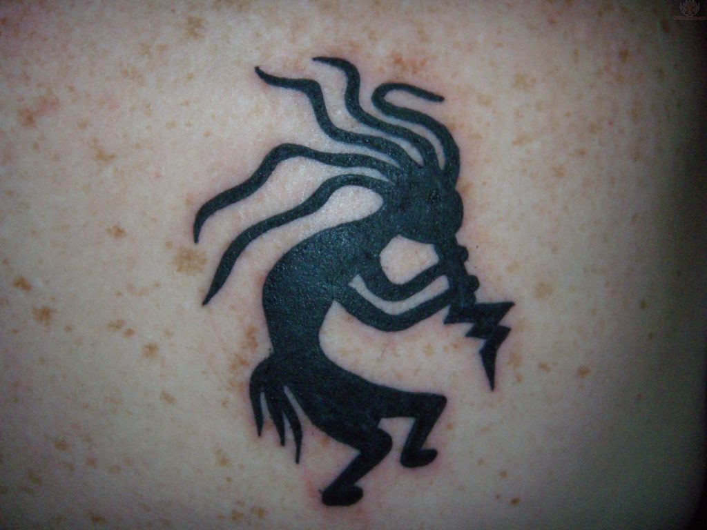 tatuaggi tribali kokopelli