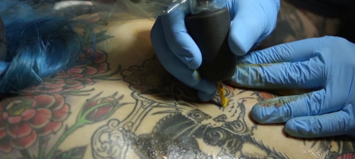 tatuaggio di un gatto